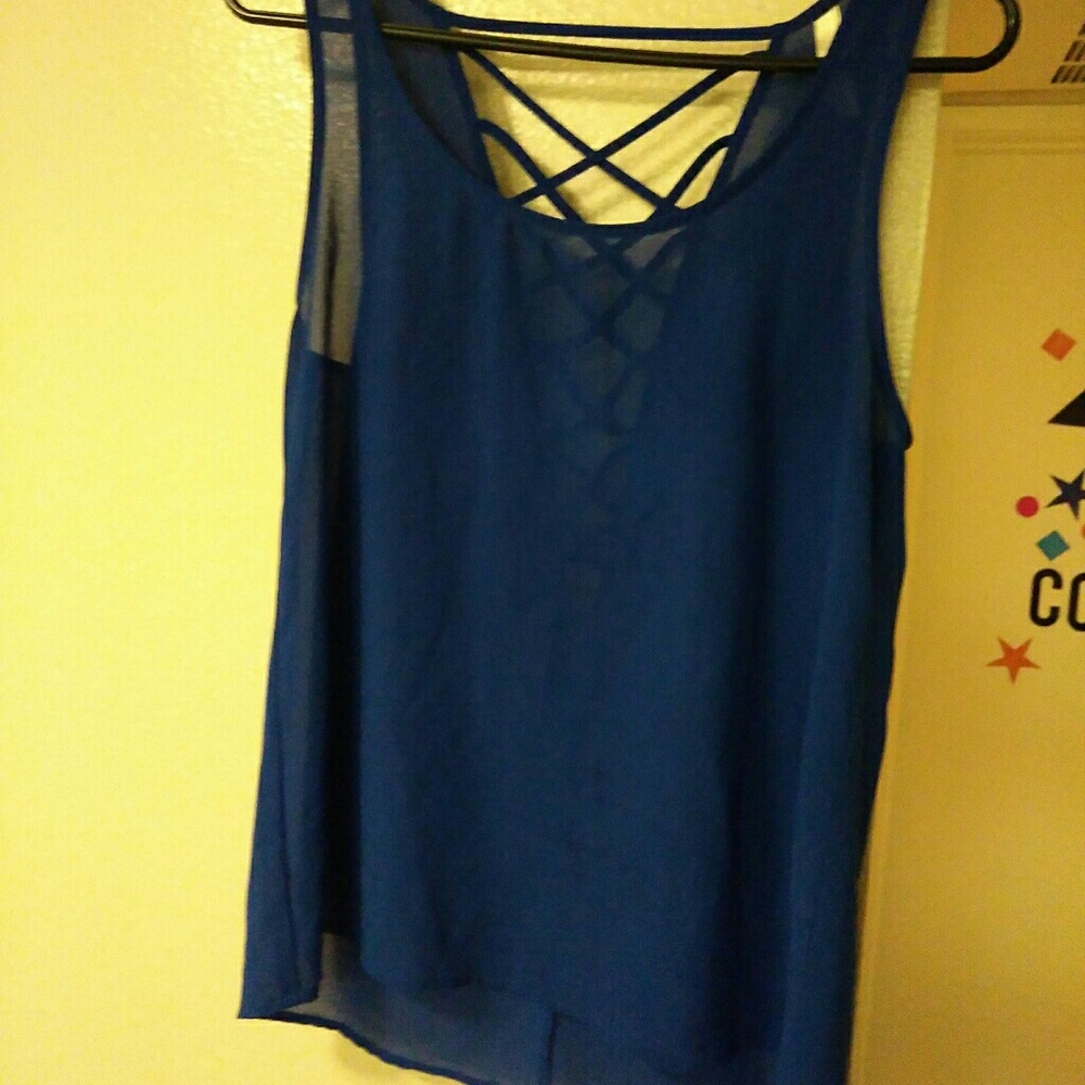 Cute royal blue shirt